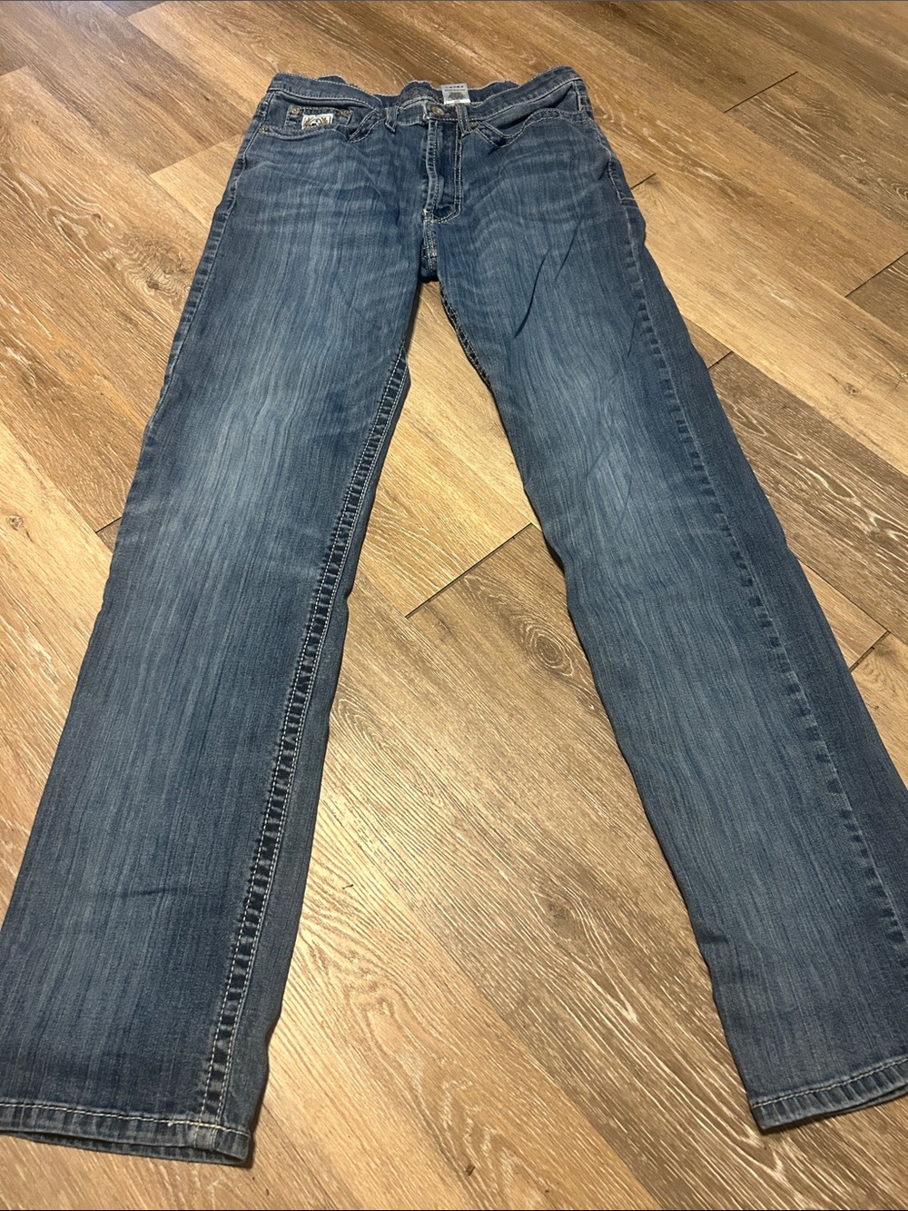 Cinch Denim Jeans with Gold Crest Patch 💥